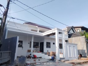Pembangunan rumah konsep klasik di Serpong BSD