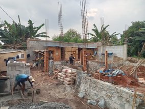 ON PROGRESS - Bangun rumah Ibu Intan Jatiasih Bekasi