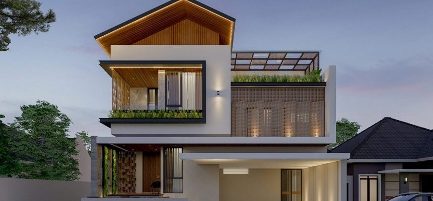 Trend Desain Arsitektur Tahun ini Rumah Gaya Tropis Modern